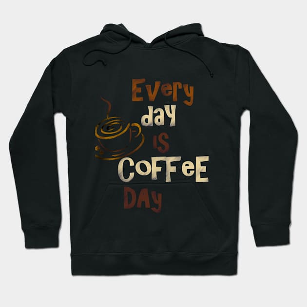 Coffee Hoodie by Pittura